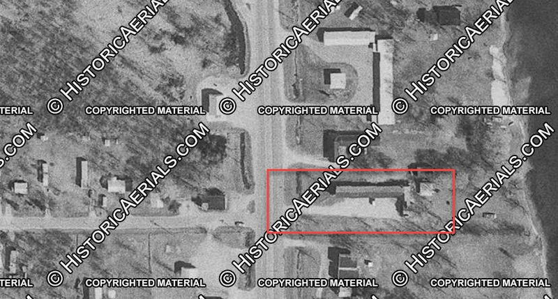 Lakeside Motel - 1981 Aerial (newer photo)
